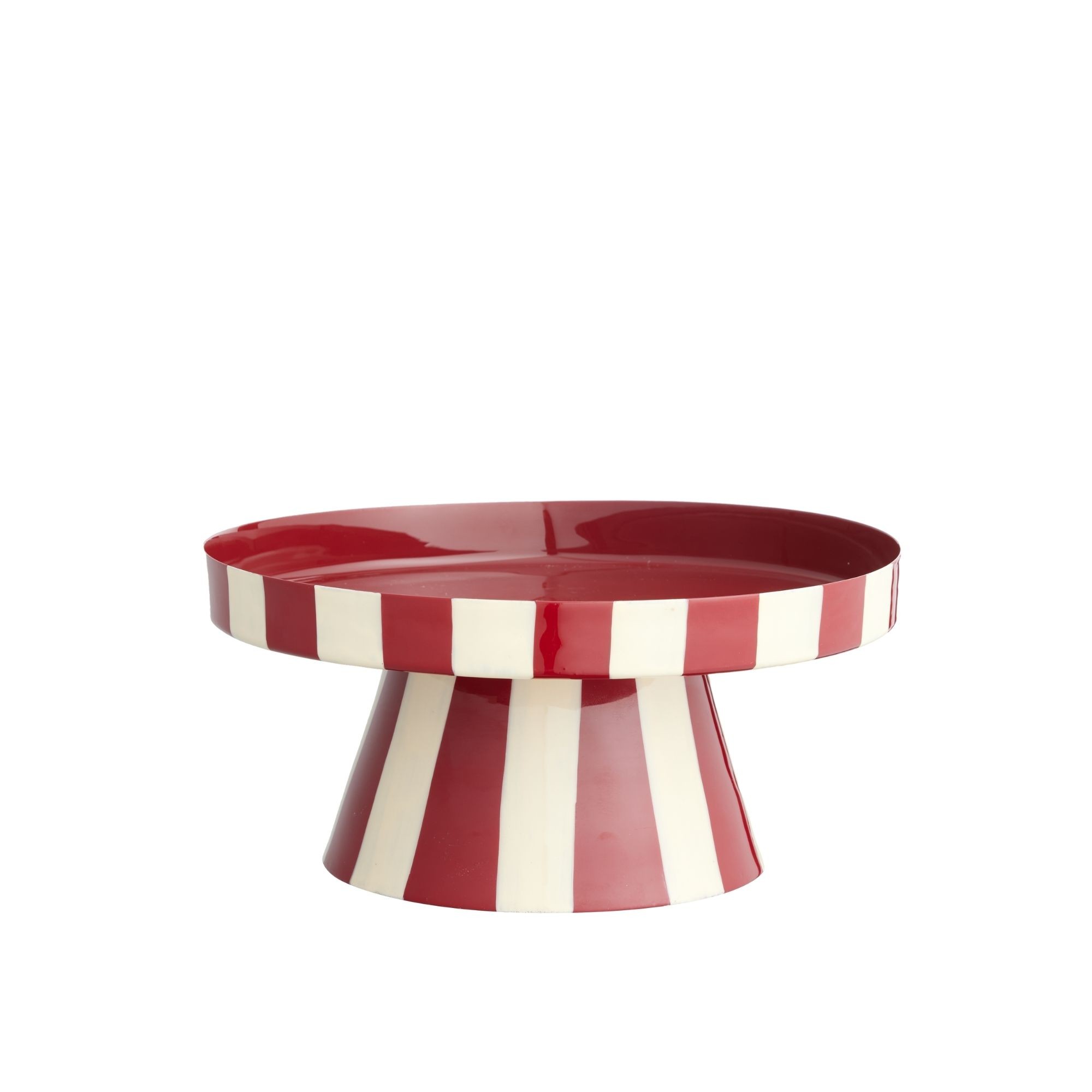 Prato de Bolo com Pé S — Burgundy